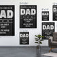 My Greatest Blessings Call Me Dad Rustic Wood Personalized Premium Canvas