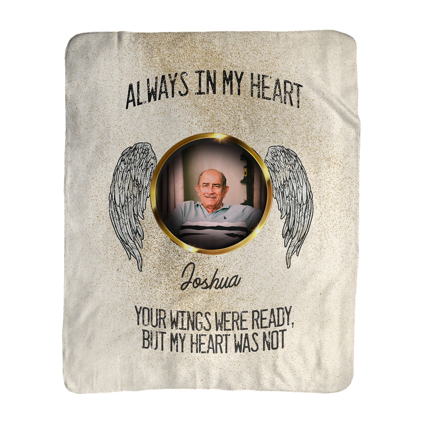 Always In My Heart Personalized Blanket