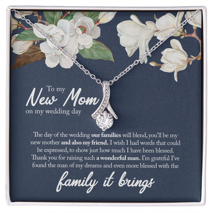 Sentimental Mother In Law Wedding Gift From Bride - Mother of the Groom Necklace - Future Mother in Law Wedding Gift - Alluring Beauty Necklace