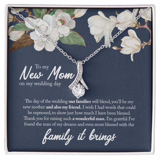Sentimental Mother In Law Wedding Gift From Bride - Mother of the Groom Necklace - Future Mother in Law Wedding Gift - Alluring Beauty Necklace