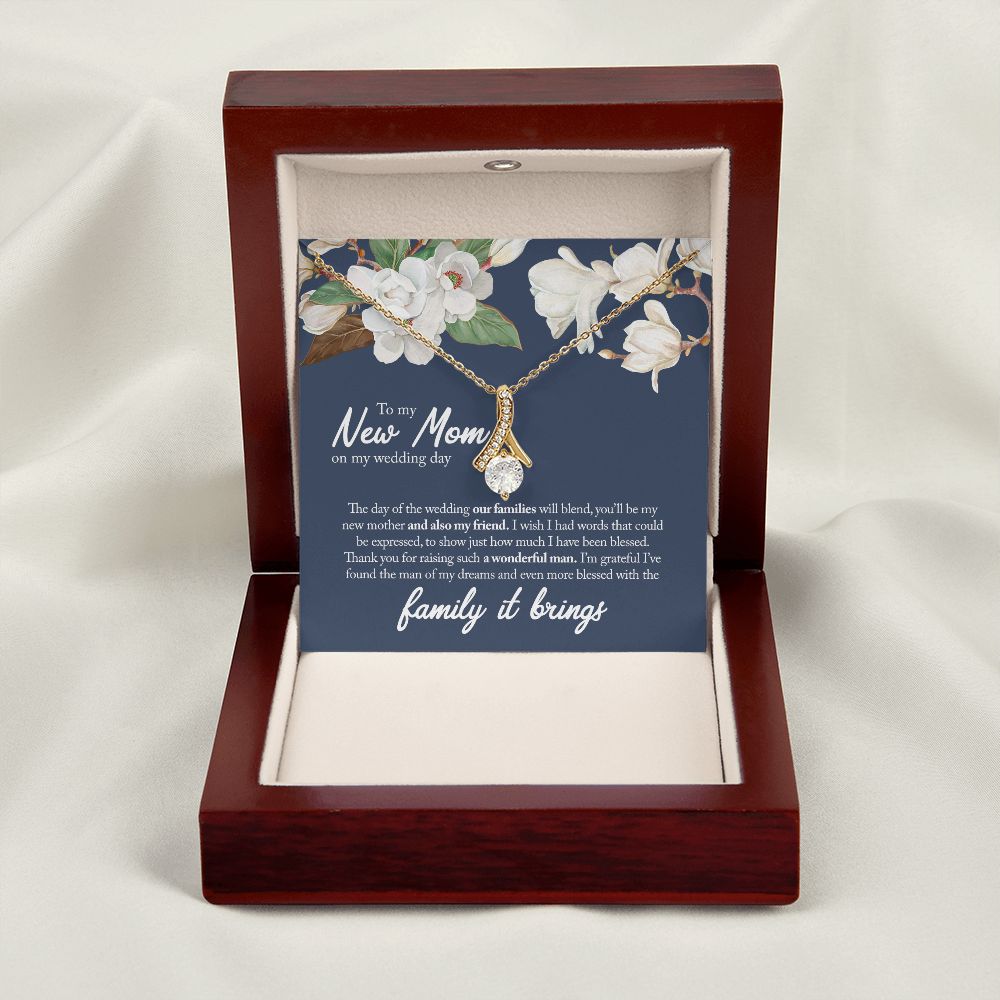 Sentimental Mother In Law Wedding Gift From Bride - Mother of the Groom Necklace - Future Mother in Law Wedding Gift - Alluring Beauty Necklace