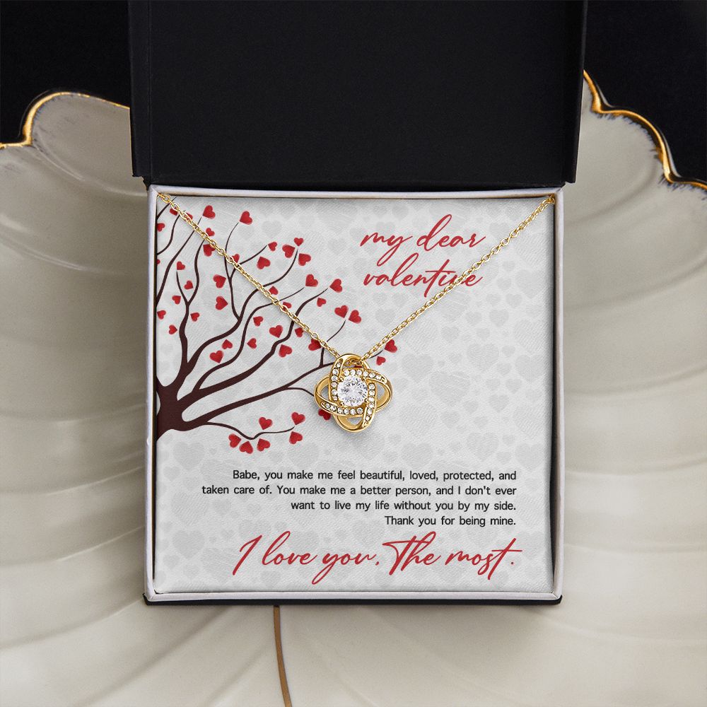 My Dear Valentine - Love Knot Necklace
