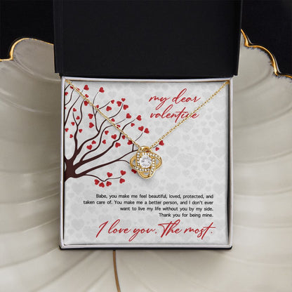 My Dear Valentine - Love Knot Necklace
