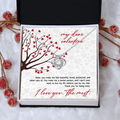 My Dear Valentine - Love Knot Necklace