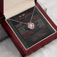 Volleyball Daughter - Love Knot Necklace