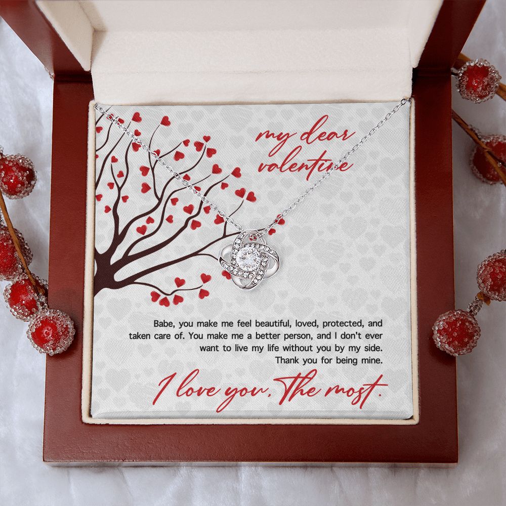 My Dear Valentine - Love Knot Necklace