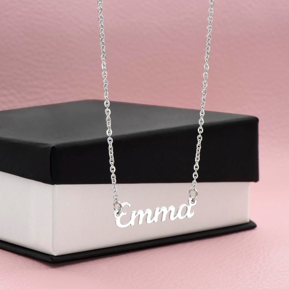 See You Smile - Custom Name Necklace