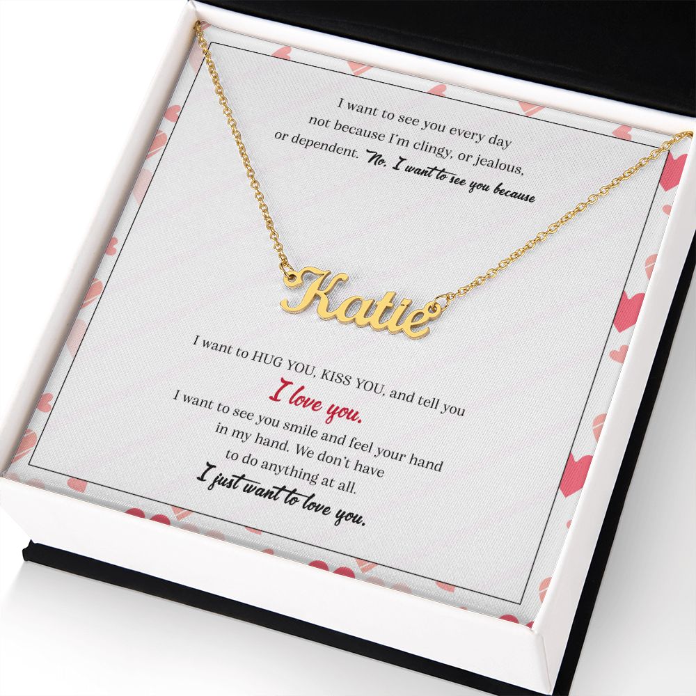 See You Smile - Custom Name Necklace