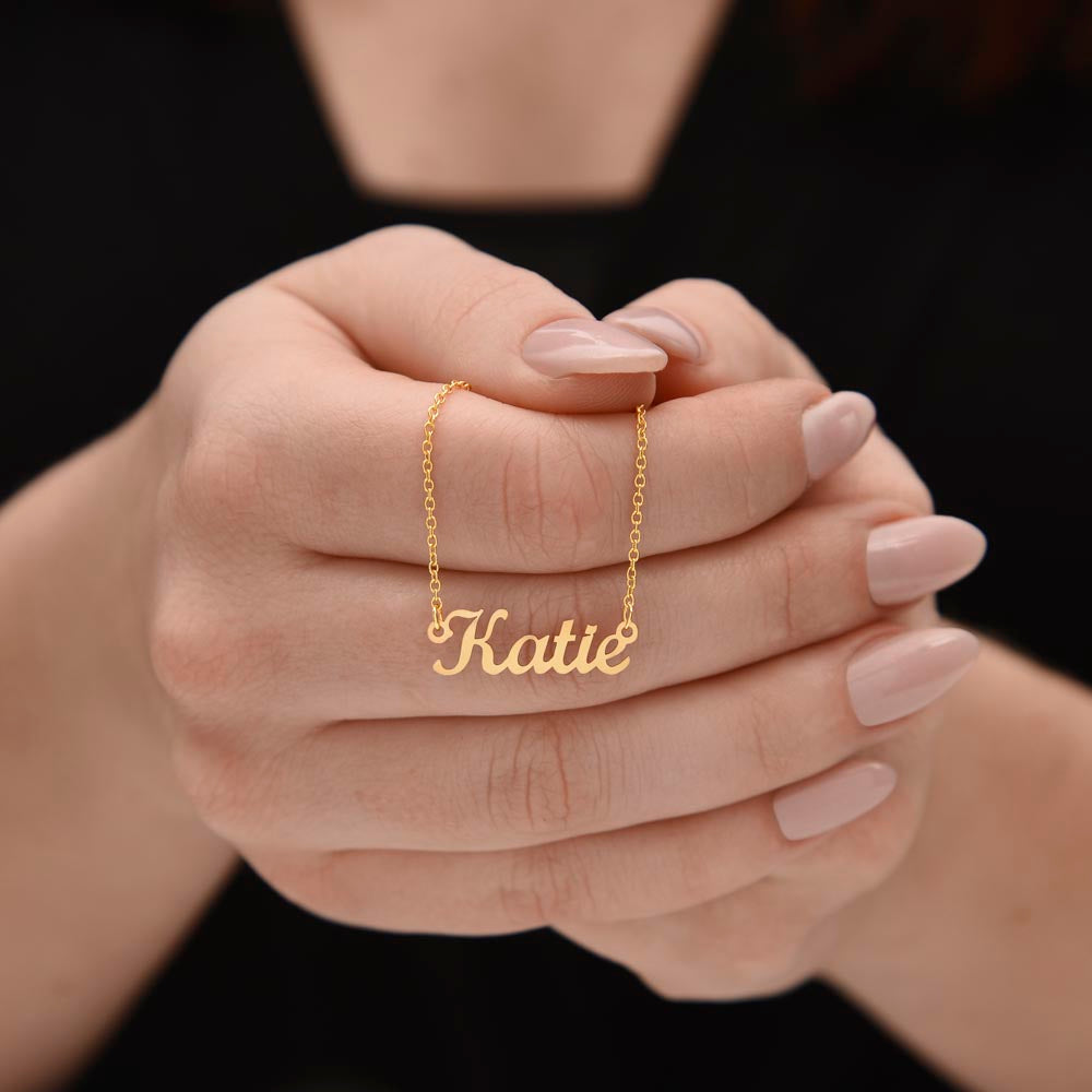 See You Smile - Custom Name Necklace