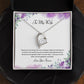 To My Wife - I'm on Top of The World - Forever Love Necklace