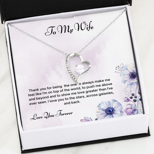 To My Wife - Love You Forever - Forever Love Necklace