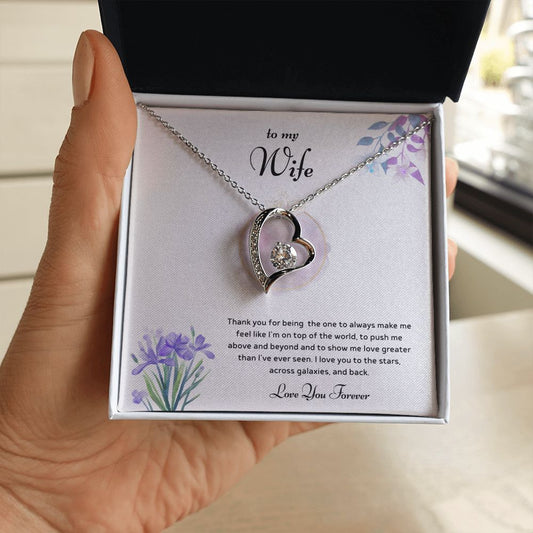 To My Wife - My Forever Soulmate, My Forever Love - Forever Love Necklace