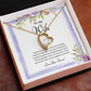 To My Wife - Endless Love, Enduring Affection - Forever Love Necklace