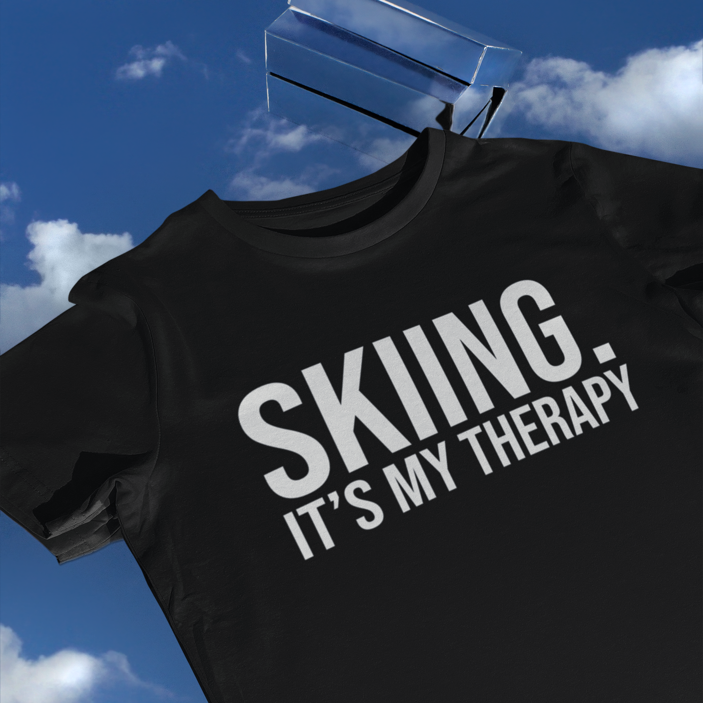 Skiing It's My Therapy T-Shirt