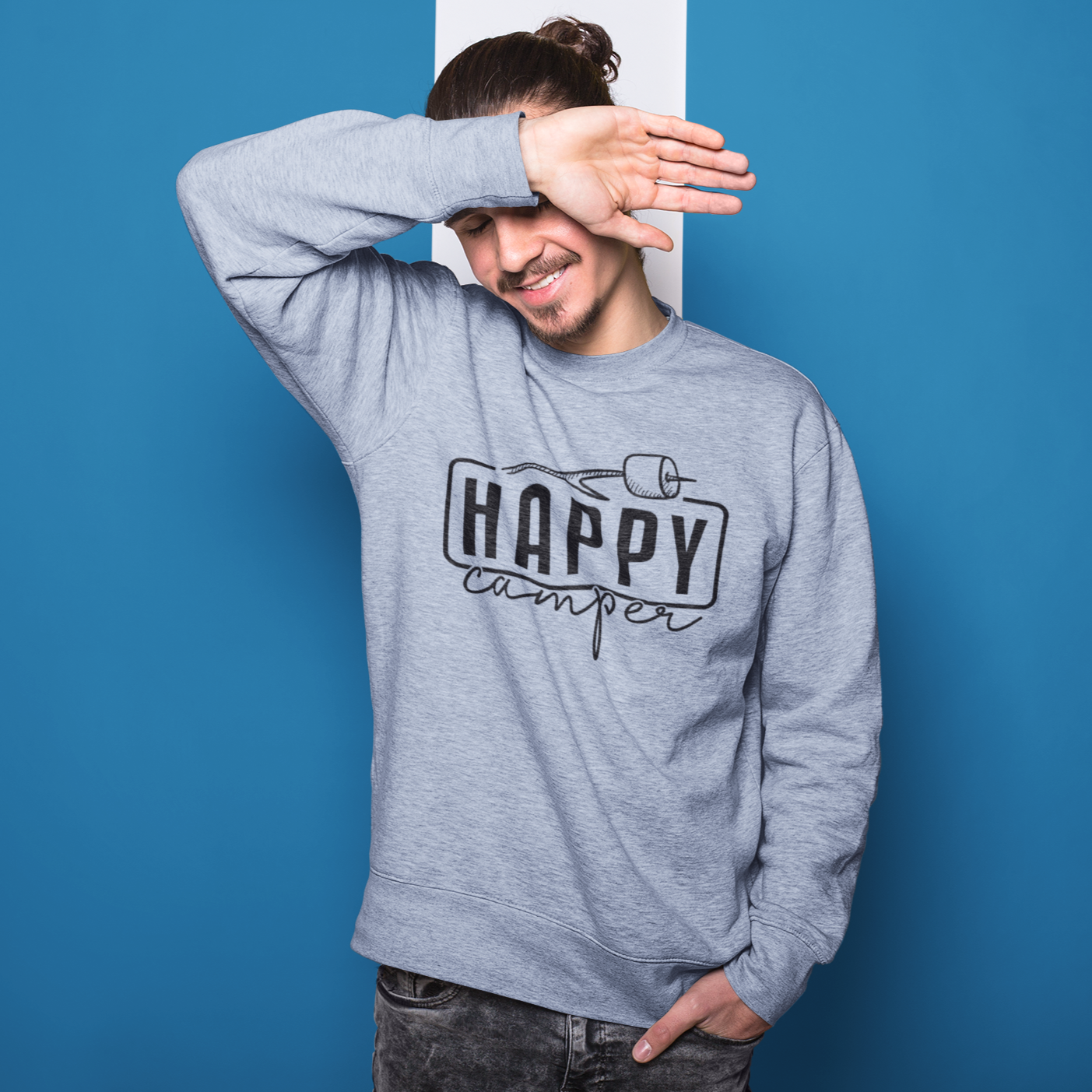 Happy Camper Premium Sweatshirt