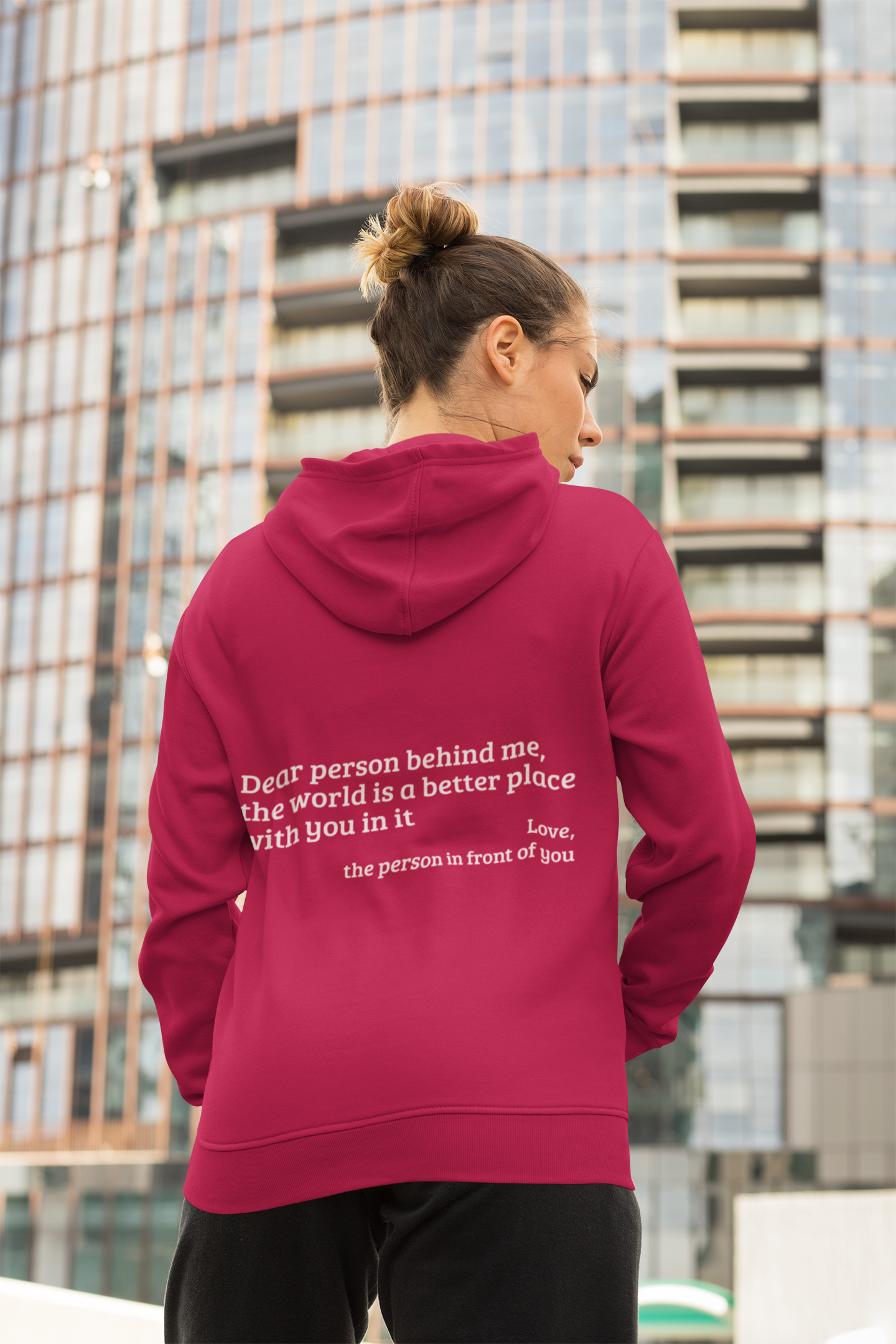 Dear Person Behind Me Premium Hoodie