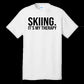 Skiing It's My Therapy T-Shirt