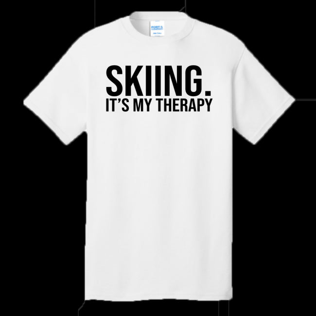 Skiing It's My Therapy T-Shirt