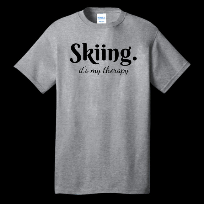 Skiing It's My Therapy T-Shirt (Alternative)