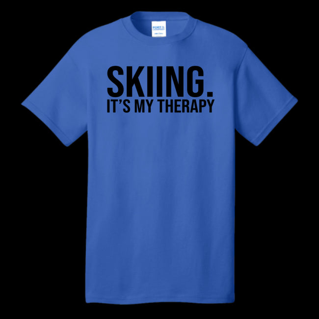 Skiing It's My Therapy T-Shirt