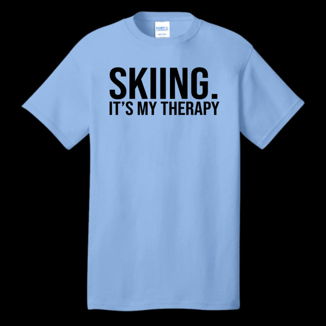 Skiing It's My Therapy T-Shirt