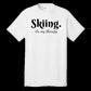 Skiing It's My Therapy T-Shirt (Alternative)