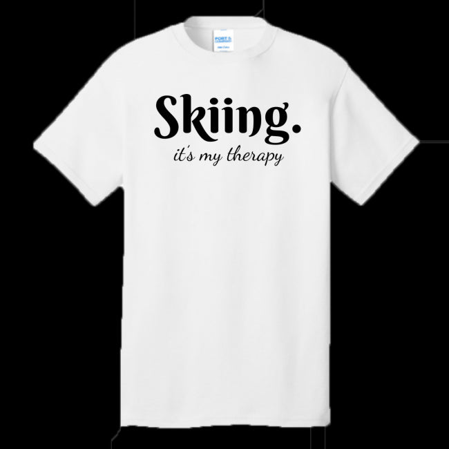 Skiing It's My Therapy T-Shirt (Alternative)