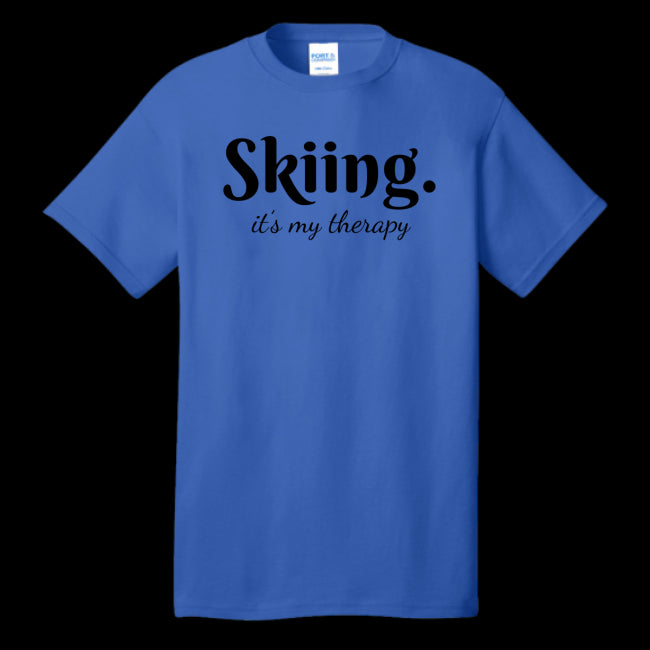 Skiing It's My Therapy T-Shirt (Alternative)